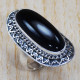 Black Onyx Gemstone 925 Real Sterling Silver Designer Jewelry Ring SJWR-794