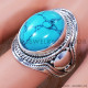 Turquoise 925 Sterling Silver Ring (SJWR-801) Turquoise 925 Sterling Silver Ring (SJWR-801)