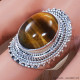 Tiger Eye 925 Sterling Silver Ring (SJWR-802) Tiger Eye 925 Sterling Silver Ring (SJWR-802)