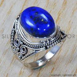 Lapis Lazuli 925 Sterling Silver Ring (SJWR-811) Lapis Lazuli 925 Sterling Silver Ring (SJWR-811)