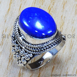 Lapis Lazuli 925 Sterling Silver Ring (SJWR-814) Lapis Lazuli 925 Sterling Silver Ring (SJWR-814)