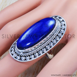 Lapis Lazuli 925 Sterling Silver Ring (SJWR-828)