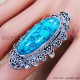 Turquoise 925 Sterling Silver Ring (SJWR-833) Turquoise 925 Sterling Silver Ring (SJWR-833)