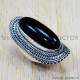 Black Onyx 925 Sterling Silver Ring (SJWR-840) Black Onyx 925 Sterling Silver Ring (SJWR-840)