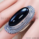 Black Onyx 925 Sterling Silver Ring (SJWR-840) Black Onyx 925 Sterling Silver Ring (SJWR-840)