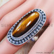 Tiger Eye 925 Sterling Silver Ring (SJWR-841) Tiger Eye 925 Sterling Silver Ring (SJWR-841)