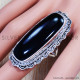 Black Onyx 925 Sterling Silver Ring (SJWR-842) Black Onyx 925 Sterling Silver Ring (SJWR-842)