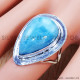 Larimar 925 Sterling Silver Ring (SJWR-861) Larimar 925 Sterling Silver Ring (SJWR-861)