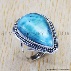Larimar 925 Sterling Silver Ring (SJWR-862) Larimar 925 Sterling Silver Ring (SJWR-862)
