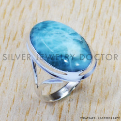 Larimar 925 Sterling Silver Ring (SJWR-864) Larimar 925 Sterling Silver Ring (SJWR-864)