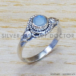 Rainbow Moonstone 925 Sterling Silver Ring (SJWR-873) Rainbow Moonstone 925 Sterling Silver Ring (SJWR-873)