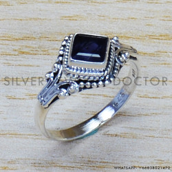 Iolite 925 Sterling Silver Ring (SJWR-878) Iolite 925 Sterling Silver Ring (SJWR-878)