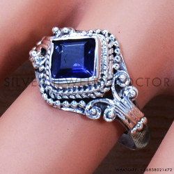 Iolite 925 Sterling Silver Ring (SJWR-880)
