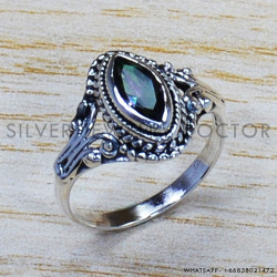 Mystic Topaz 925 Sterling Silver Ring (SJWR-885) Mystic Topaz 925 Sterling Silver Ring (SJWR-885)