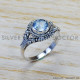 Blue Topaz 925 Sterling Silver Ring (SJWR-896) Blue Topaz 925 Sterling Silver Ring (SJWR-896)