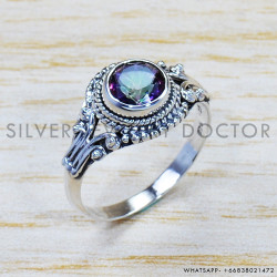 Mystic Topaz 925 Sterling Silver Ring (SJWR-899) Mystic Topaz 925 Sterling Silver Ring (SJWR-899)