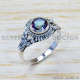 Mystic Topaz 925 Sterling Silver Ring (SJWR-899) Mystic Topaz 925 Sterling Silver Ring (SJWR-899)