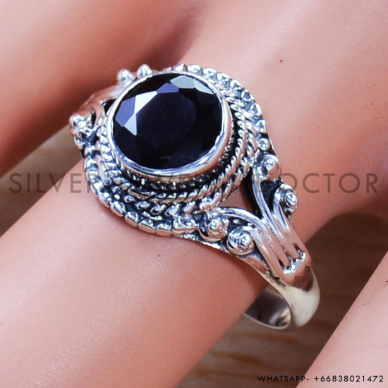 Garnet 925 Sterling Silver Ring (SJWR-900) Garnet 925 Sterling Silver Ring (SJWR-900)