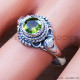 Peridot 925 Sterling Silver Ring (SJWR-911) Peridot 925 Sterling Silver Ring (SJWR-911)