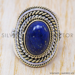 Lapis Lazuli 925 Sterling Silver Ring (SJWR-93) Lapis Lazuli 925 Sterling Silver Ring (SJWR-93)
