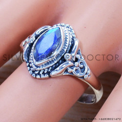 Rainbow Moonstone 925 Sterling Silver Ring (SJWR-930)