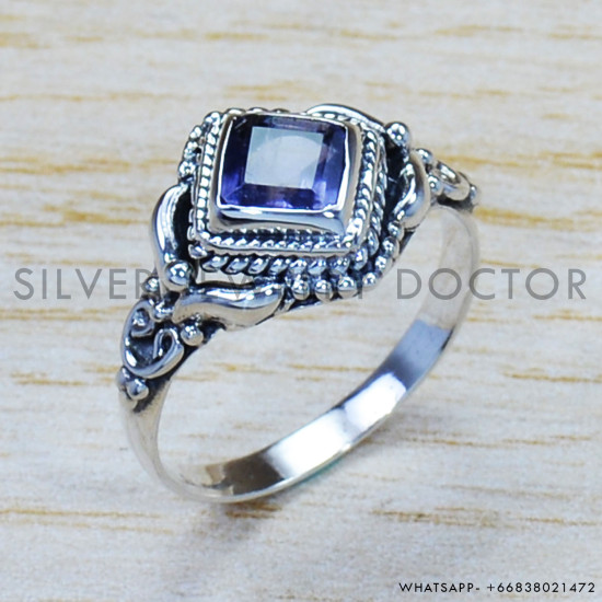 Iolite 925 Sterling Silver Ring (SJWR-940)