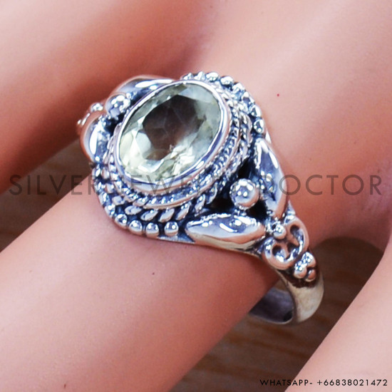 Citrine 925 Sterling Silver Ring (SJWR-946) Citrine 925 Sterling Silver Ring (SJWR-946)