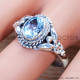 Blue Topaz 925 Sterling Silver Ring (SJWR-953) Blue Topaz 925 Sterling Silver Ring (SJWR-953)