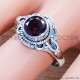 Garnet 925 Sterling Silver Ring (SJWR-957) Garnet 925 Sterling Silver Ring (SJWR-957)