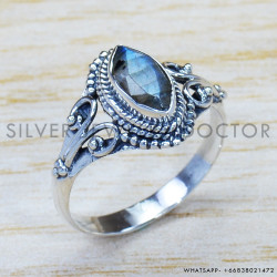 Labradorite 925 Sterling Silver Ring (SJWR-962)