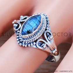 Labradorite 925 Sterling Silver Ring (SJWR-962)