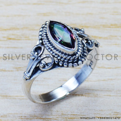 Mystic Topaz 925 Sterling Silver Ring (SJWR-963) Mystic Topaz 925 Sterling Silver Ring (SJWR-963)
