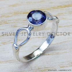 Iolite 925 Sterling Silver Ring (SJWR-973) Iolite 925 Sterling Silver Ring (SJWR-973)
