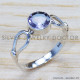 Amethyst 925 Sterling Silver Ring (SJWR-976)