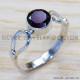 Garnet 925 Sterling Silver Ring (SJWR-978) Garnet 925 Sterling Silver Ring (SJWR-978)