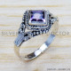 Amethyst 925 Sterling Silver Ring (SJWR-980) Amethyst 925 Sterling Silver Ring (SJWR-980)