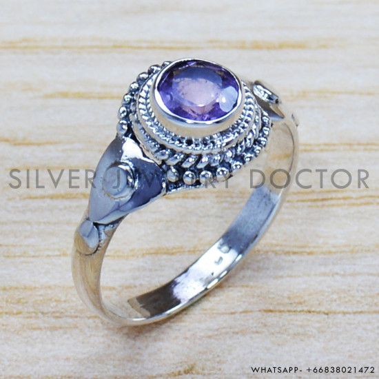 Amethyst 925 Sterling Silver Ring (SJWR-981) Amethyst 925 Sterling Silver Ring (SJWR-981)