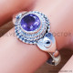 Amethyst 925 Sterling Silver Ring (SJWR-981) Amethyst 925 Sterling Silver Ring (SJWR-981)