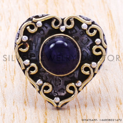 Amethyst 925 Sterling Silver Ring (SJWR-99)