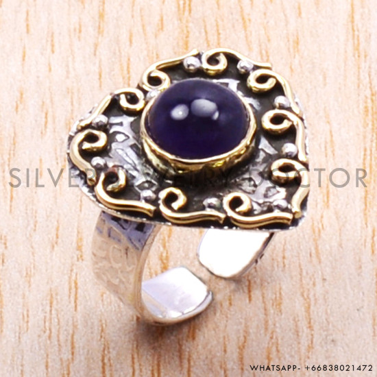 Amethyst 925 Sterling Silver Ring (SJWR-99) Amethyst 925 Sterling Silver Ring (SJWR-99)
