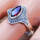Garnet 925 Sterling Silver Ring (SJWR-993) Garnet 925 Sterling Silver Ring (SJWR-993)