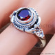 Garnet 925 Sterling Silver Ring (SJWR-994) Garnet 925 Sterling Silver Ring (SJWR-994)