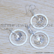 Crystal 925 Sterling Silver Jewelry Set (SJWS-105) Crystal 925 Sterling Silver Jewelry Set (SJWS-105)