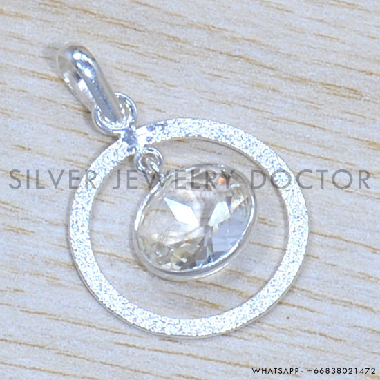 Crystal 925 Sterling Silver Jewelry Set (SJWS-105)