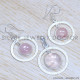 Rose Quartz 925 Sterling Silver Jewelry Set (SJWS-107)