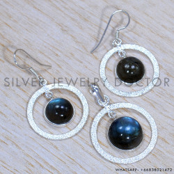 Labradorite 925 Sterling Silver Jewelry Set (SJWS-108)