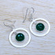 925 Real Sterling Silver Green Onyx Gemstone anniversary Gift Jewelry Set   SJWS-109