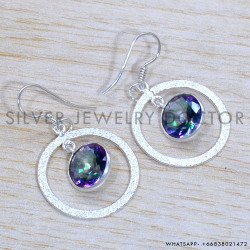 Mystic Topaz 925 Sterling Silver Jewelry Set (SJWS-113) Mystic Topaz 925 Sterling Silver Jewelry Set (SJWS-113)