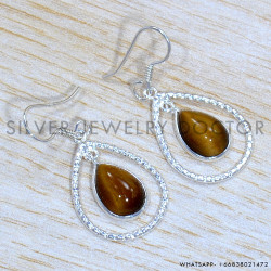 Tiger Eye 925 Sterling Silver Jewelry Set (SJWS-114) Tiger Eye 925 Sterling Silver Jewelry Set (SJWS-114)