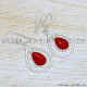 Coral 925 Sterling Silver Jewelry Set (SJWS-118)